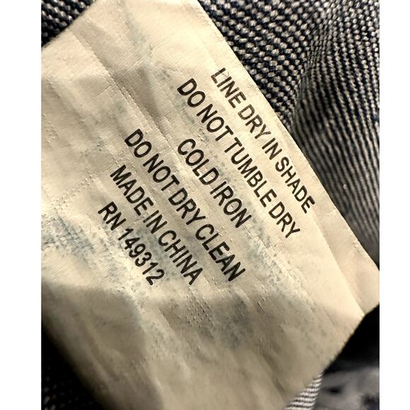 Indikah – Long Sleeve Denim Romper – Medium Wash – Size Small - Picture 5 of 5